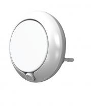 OSRAM Nachtlicht LUNETTA Round Weiß - mit Sensor Warmweiß, Ein-/Ausschalter, Steckdosenmontage
