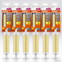 6er Sparpack OSRAM Leistungsstarke R7s LED Lampe 118 mm 17,5W wie 150W warmweißes Licht