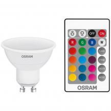 OSRAM LED GU10 Leuchtmittel mit Fernbedienung und Farbwechsel dimmbar 120° 4,2W wie 25W warmweiß