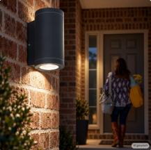 LEDVANCE ENDURA Classic Beam Wall UpDown GU10 Außenwandleuchte anthrazit IP44 Up & Down