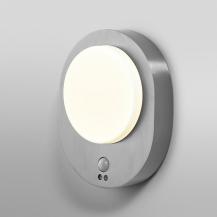 Osram ENDURA STYLE DISC Außenwandleuchte mit Bewegungsmelder aus Edelstahl