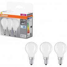 3er Pack OSRAM E14 LED Base Classic P 60 matt 5,9W wie 60W neutralweißes Licht