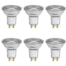 6er Sparset  Osram GU10 LED Strahler Superstar Plus PAR16 HD LIGHTING 36° dimmbar 4000K 3,7W wie 35W CRI90  - sehr gute Farbwiedergabe