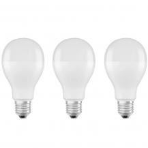 3er Sparpack leistungsstarke OSRAM E27 LED Lampen matt 19W wie 150W Tageslichtweiß