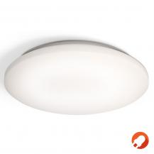 OSRAM Orbis LED Deckenleuchte mit Bewegungssensor ø30cm warmweißes Licht IP44 - spritzwassergeschützte Anbauleuchte in Weiß aus Aluminium, für Bad, Gänge und Flure