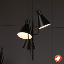 OSRAM Pendelleuchte TOKIO in Schwarz inkl warmweißer LED