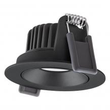LED Einbaustrahler 8W 3000K Schwarz Ø81mm dimmbar IP20 680lm CRI90 Deckeneinbauleuchte- Einbaudurchmesser: 68 mm