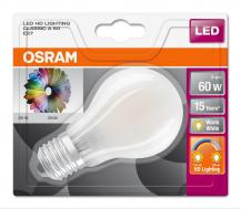 806 Lumen Osram LED HD Lighting A60 MATT E27 8W 2700K 90Ra wie 60W