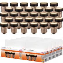 30 x OSRAM LED STAR FLAT 28 Non-DIM 3.5W 827 Frosted E27 warmweiß