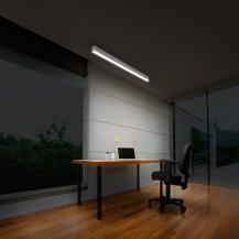112cm OSRAM OFFICE Line Cuboid Dimmbare Büroleuchte Deckenleuchte 30W 4000K in Weiß