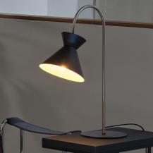 Osram Tischleuchte Decor Waist aus Stahl mit E27 Fassung in Schwarz Ø 20 cm