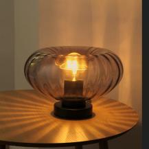 OSRAM DECOR SMOKE GLASS TABLE E27 BLACK TISCHLEUCHTE