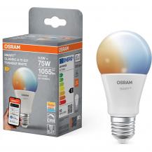 OSRAM E27 SMART+ MATTER Classic LED-Lampe 9,5W wie 75W Dimmbar Tunable White - Matter over WiFi, App- und Sprachsteuerung