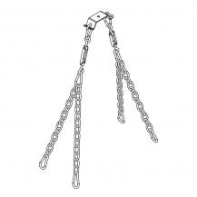 Siteco Kettenabhängung, mit Kettenabhänger für Highbay 21 midi