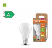 OSRAM E27 ULTRA EFFICIENT LED Leuchtmittel leistungsstark matt 5W wie 75W 3000K warmweißes Licht - beste Energie Effizienz Klasse