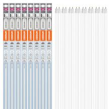 8er Pack 60cm Osram G13 T8 LED Röhre EM 6,6W wie 18W 4000K neutralweiß KVG GLAS