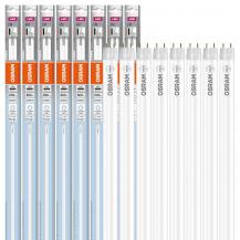 8 x 60cm Osram G13 T8 LED Röhren EM 6,6 W wie 18W 4000K neutralweiß KVG PLASTIC