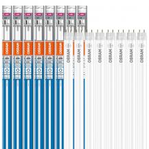 8 x 60cm Osram G13 T8 LED Röhren EM 6,6 W wie 18W 6500K tageslichtweiß KVG PLASTIC