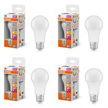 4er Set Osram  E27 LED mit Automatikfunktion Dämmerung & Bewegung 10W wie 75W warmweiß
