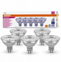 5er Pack OSRAM GU5.3 LED Reflektor MR16 36° Abstrahlwinkel 3,8W wie 35W 4000K neutralweißes Licht 12V