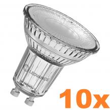 10er Vorteilspack Ledvance GU10 PAR16 LED Spot 36° 2,6W wie 35W 2700K warmweißes Licht