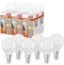 6er Set OSRAM E14 LED Tropfen Lampe Star Classic B 25 4.9W wie 40W 2700K warmweißes Licht 97Ra hohe Farbwiedergabe