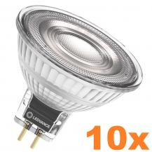 10er Sparpack Ledvance GU5.3 MR16 LED Strahler 36° 2,6W wie 20W 3000K warmweißes Licht - 12V Niedervolt