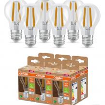 6er OSRAM E27 besonders effiziente LED Lampen 7,2W wie 100W 4000K neutralweißes Licht - beste Energie Effizienz Klasse