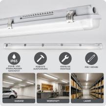 150cm LEDVANCE DAMP PROOF HOUSING GEN 3 1500 P 2XLAMP Leergehäuse für 150cm 2 Röhren IP65