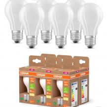 6er Set OSRAM E27 LED Lampe Classic matt 7,2W wie 100W warmweißes Licht 2700K - Energy efficiency class A