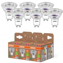 6er Sparpack Osram GU10 PAR16 LED Strahler STAR besonders effizient 36° 1,4W wie 35W 4000K neutralweißes Licht - Sehr gute Energieeffizienz