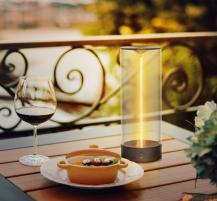 OSRAM ENDURA Style Decor Filament Tischleuchte USB IP54 Dunkelgrau