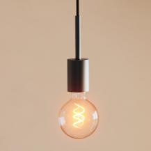 OSRAM VINTAGE 1906 PenduLum Needle Ø 10cm Anthrazit aus Stahl - Schlichte Pendelleuchte mit E27 Fassung ohne Leuchtmittel