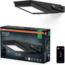 Osram Solar LED Außen Fluter ENDURA FLOOD mit Sensor 10W 4000K neutralweißes Licht - Fernbedienung, lange Batterielaufzeit bis zu vier Stunden bei voller Helligkeit, Schutzklasse IP65