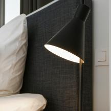 OSRAM Tischleuchte / Nachttischlampe TOKIO in Schwarz inkl warmweißer LED