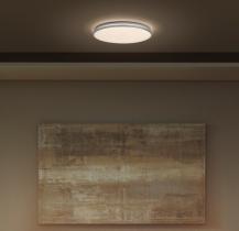 OSRAM ORBIS DUBLIN LED-Deckenleuchte 16W 1100 lm 3000K warmweiß 120° Ø295 mm Silber IP20 nicht dimmbar