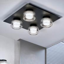 OSRAM Orbis Flame 5.5W Click CCT IP44 Deckenlampe 4-flg, auch fürs Badezimmer - mit umschaltbarer Farbtemperatur