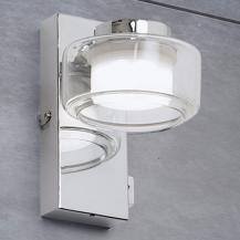 OSRAM Orbis Flame 5.5W Click CCT IP44 Wandlampe & Spiegelleuchte chrom- auch fürs Badezimmer - mit umschaltbarer Farbtemperatur