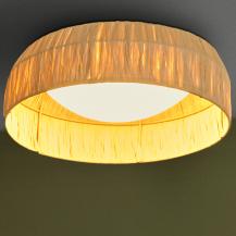 OSRAM Deckenleuchte Decor Bamboo Paper aus nachhaltigem Bambuspapier mit warmweißer LED - Ø 40 cm