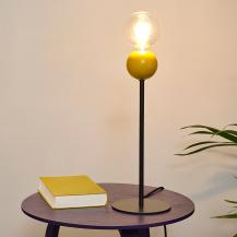 OSRAM Tischleuchte Decor Bubble in Gelb aus Metall mit E27 Fassung