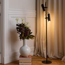 OSRAM Stehleuchte Decor Floor Wall Schwarz 2 x Gu10 IP20