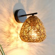 OSRAM Wandleuchte Decor Paper Drop aus Papier in Tropfenform mit E27 Fassung beige