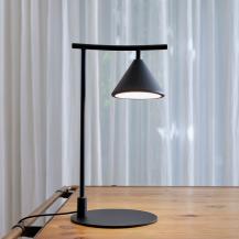 Osram Tischleuchte Decor Fuji aus Stahl in Schwarz mit warmweißem Licht