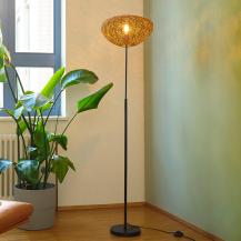 OSRAM Stehleuchte Decor Paper Drop aus Papier in Tropfenform mit E27 Fassung beige - 3-flammig