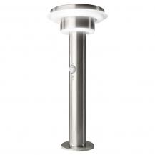 40cm Osram ENDURA STYLE Solar Post Wegeleuchte aus Edelstahl mit Sensor - Bewegungs- & Lichtsensor, 3 Modi, IP44, edles Design für Terrasse & Garten