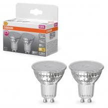 2x OSRAM GU10 LED Superstar PAR16 Strahler 3,7W=50W 36°-Abstrahlwinkel 2700K warmweißes Licht 90Ra