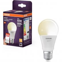 OSRAM SMART+ LED Lampe E27 Zigbee DIMM 9W wie 60W 2700K warmweißes Licht