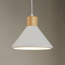 OSRAM GipsHängelampe Plaster Wood weiß Ø 22 cm  E27