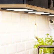 OSRAM LED Undercabinet Panel Frameless 30x20cm CCT DIM Black  - mit umschaltbarer Farbtemperatur