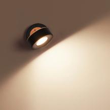 OSRAM LED Decor Spot Pluto 1er Wand- und Decken Strahler Schwarz mit flexiblen Strahlern